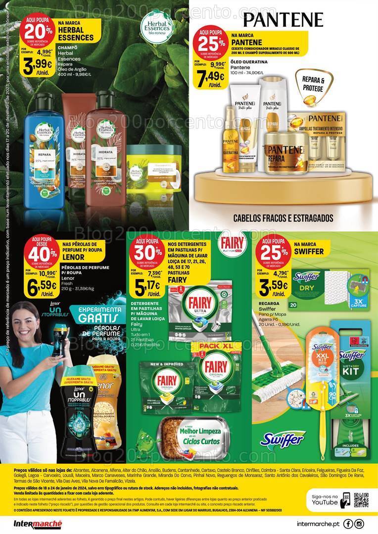 Antevisão Folheto INTERMARCHÉ Extra Higiene e Beleza Promoções de 18 a 24 janeiro