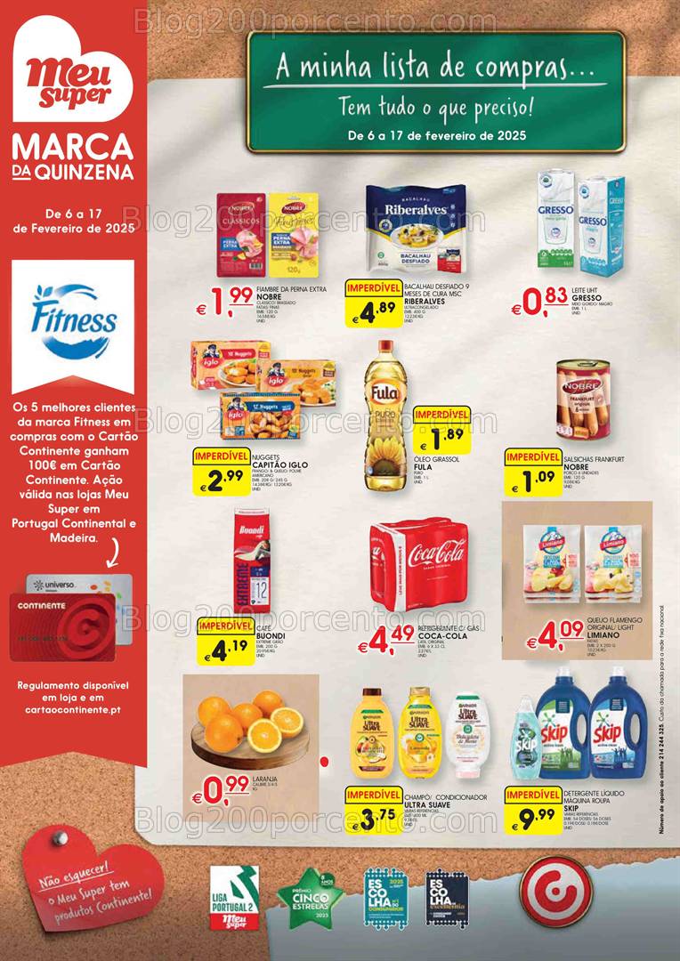 Antevisão Folheto MEU SUPER Promoções de 6 a 17 fevereiro