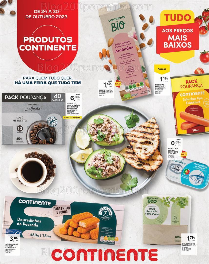 Antevisão Folheto CONTINENTE Madeira Promoções de 24 a 30 outubro