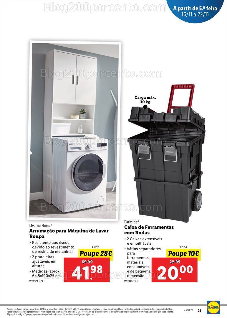 Antevisão Folheto LIDL Aberturas Promoções de 16 a 22 novembro