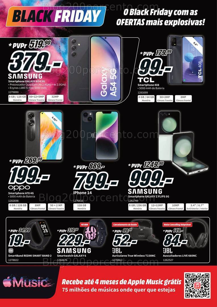 Antevisão Folheto MEDIA MARKT Black Friday Promoções de 16 a 22 novembro