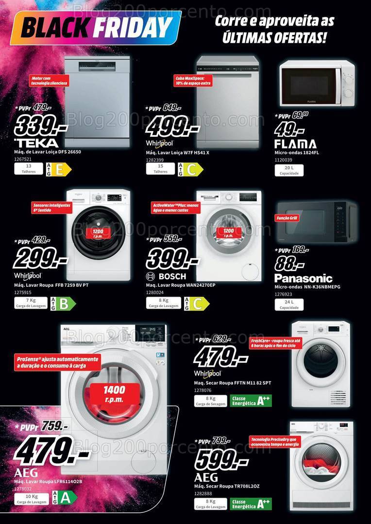 Antevisão Folheto MEDIAMARKT Black Friday Promoções de 23 a 26 novembro