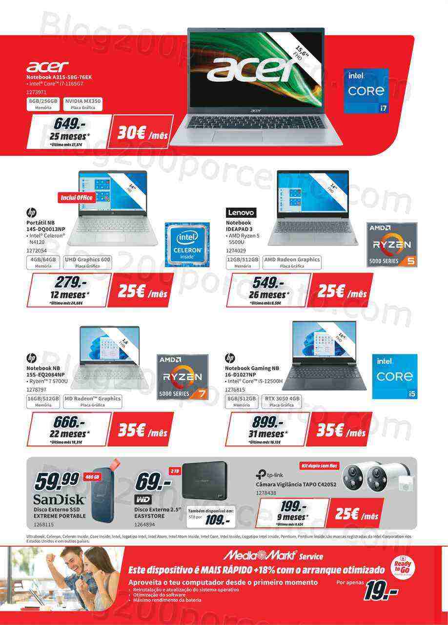 Antevisão Folheto MEDIA MARKT Promoções de 29 março a 10 abril