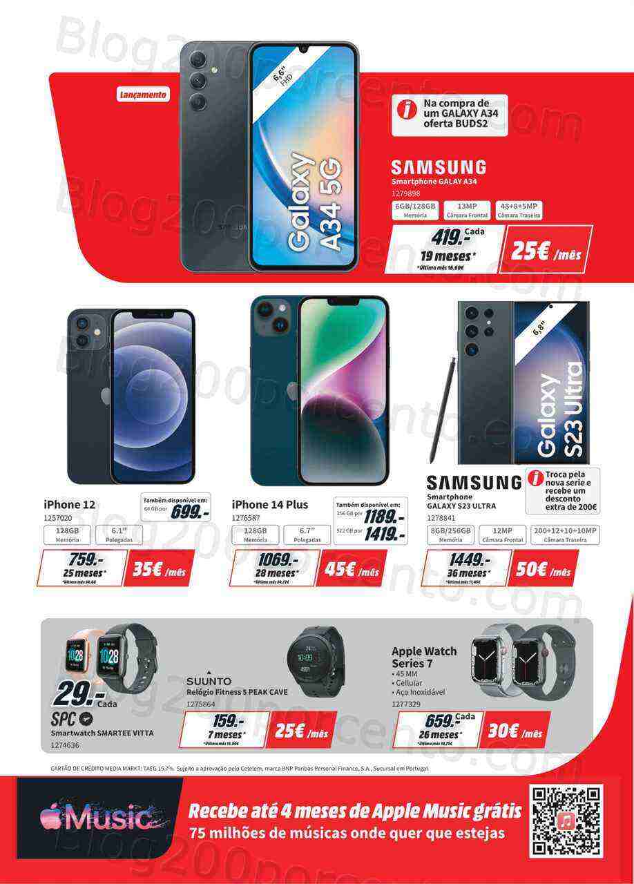 Antevisão Folheto MEDIA MARKT Promoções de 29 março a 10 abril