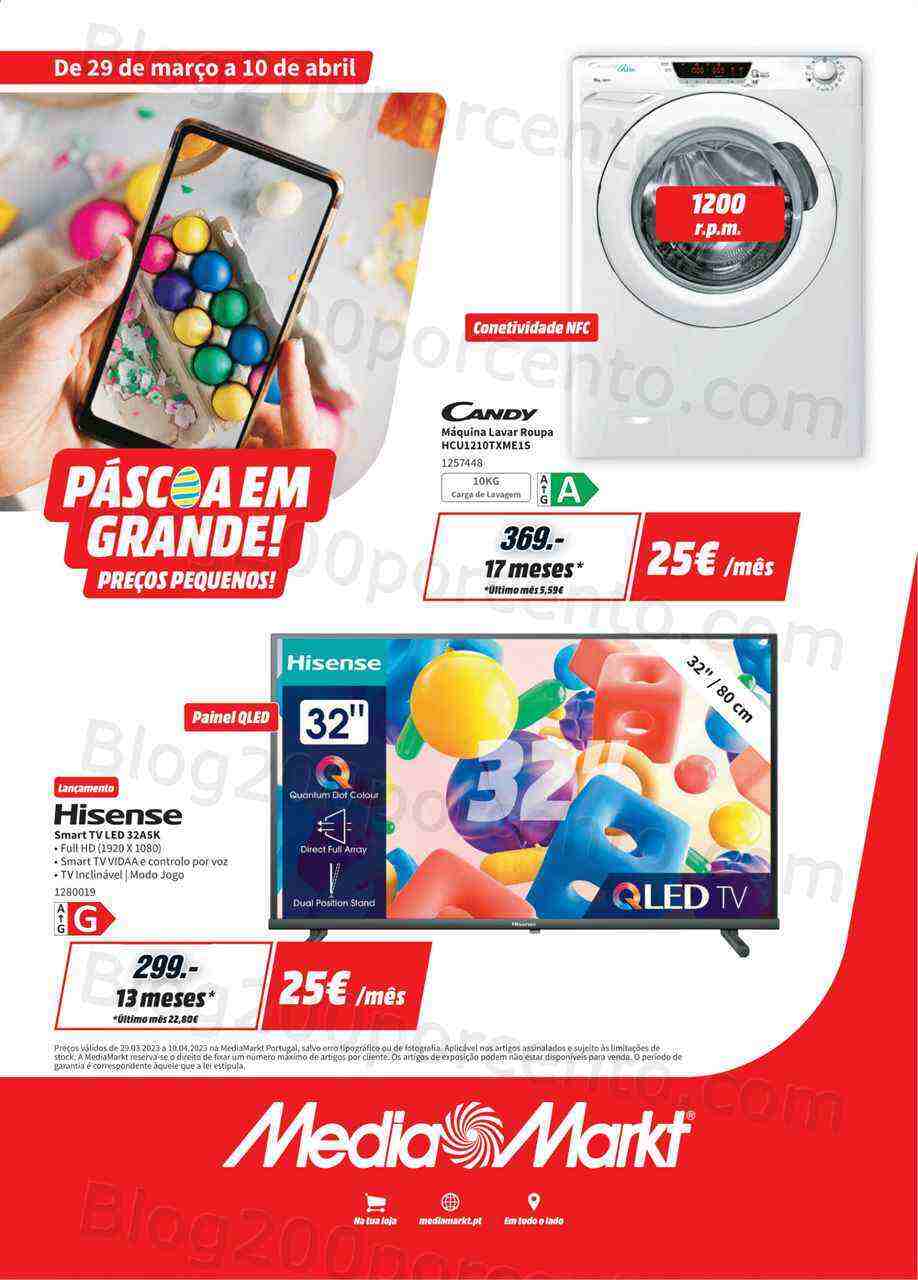 Antevisão Folheto MEDIA MARKT Promoções de 29 março a 10 abril