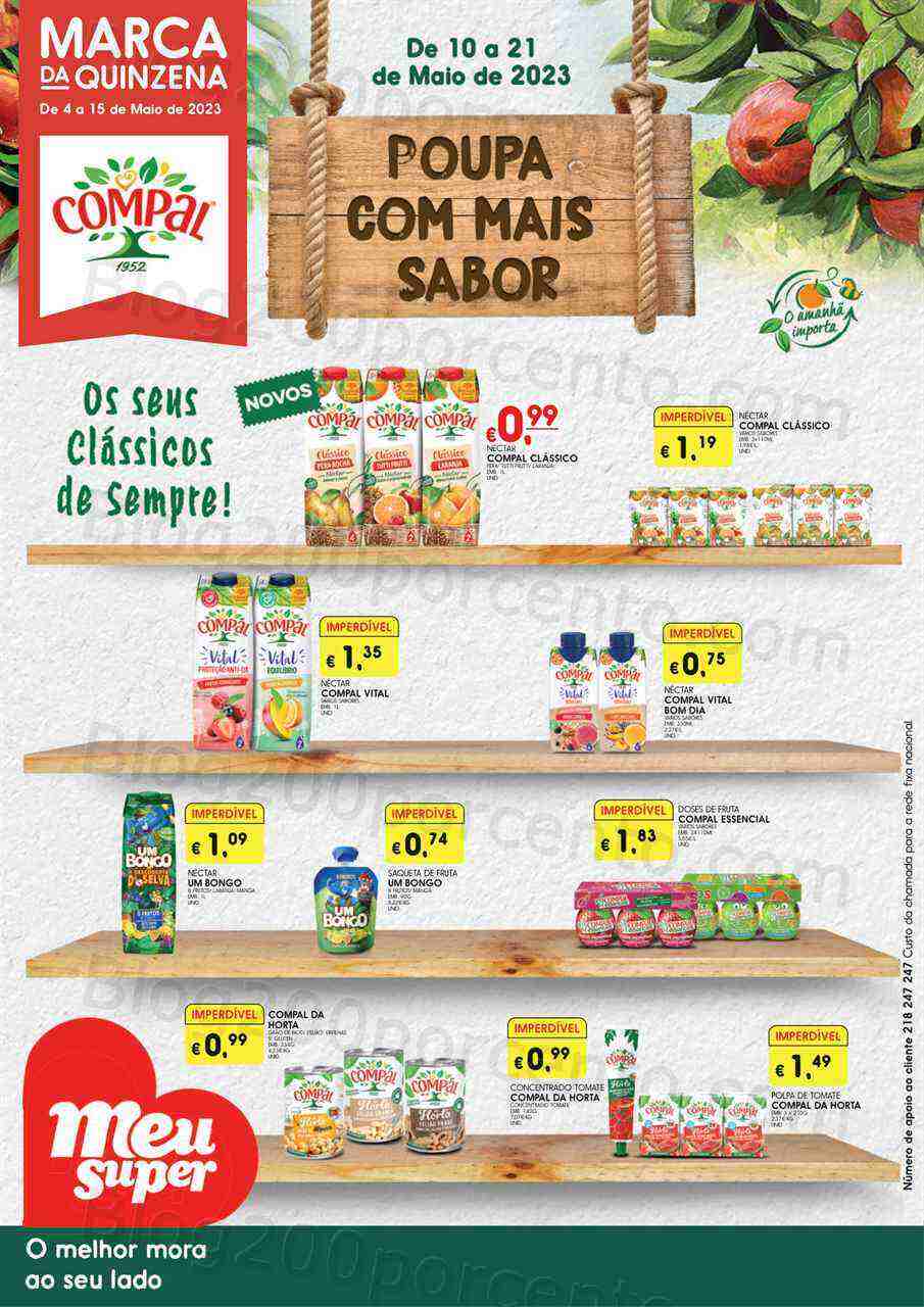 Antevisão Folheto MEU SUPER Extra Promoções de 10 a 21 maio