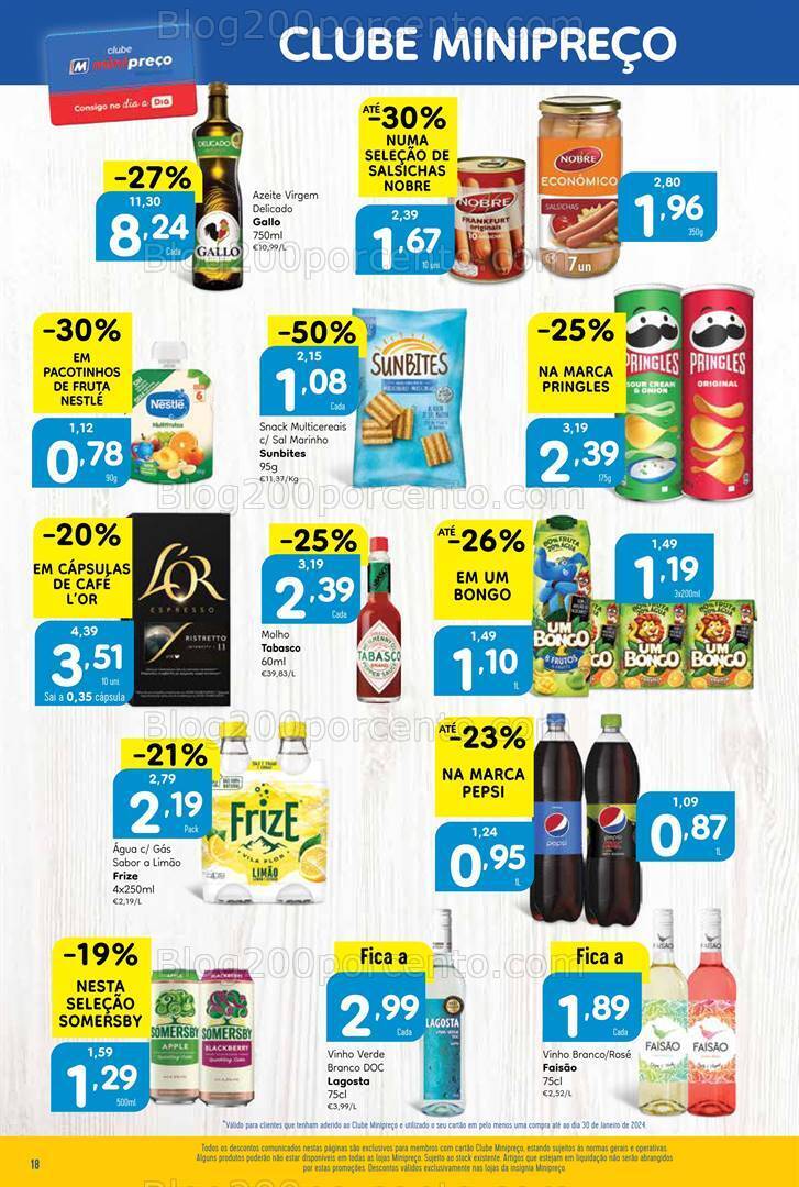 Antevisão Folheto MINIPREÇO Promoções de 1 a 7 fevereiro