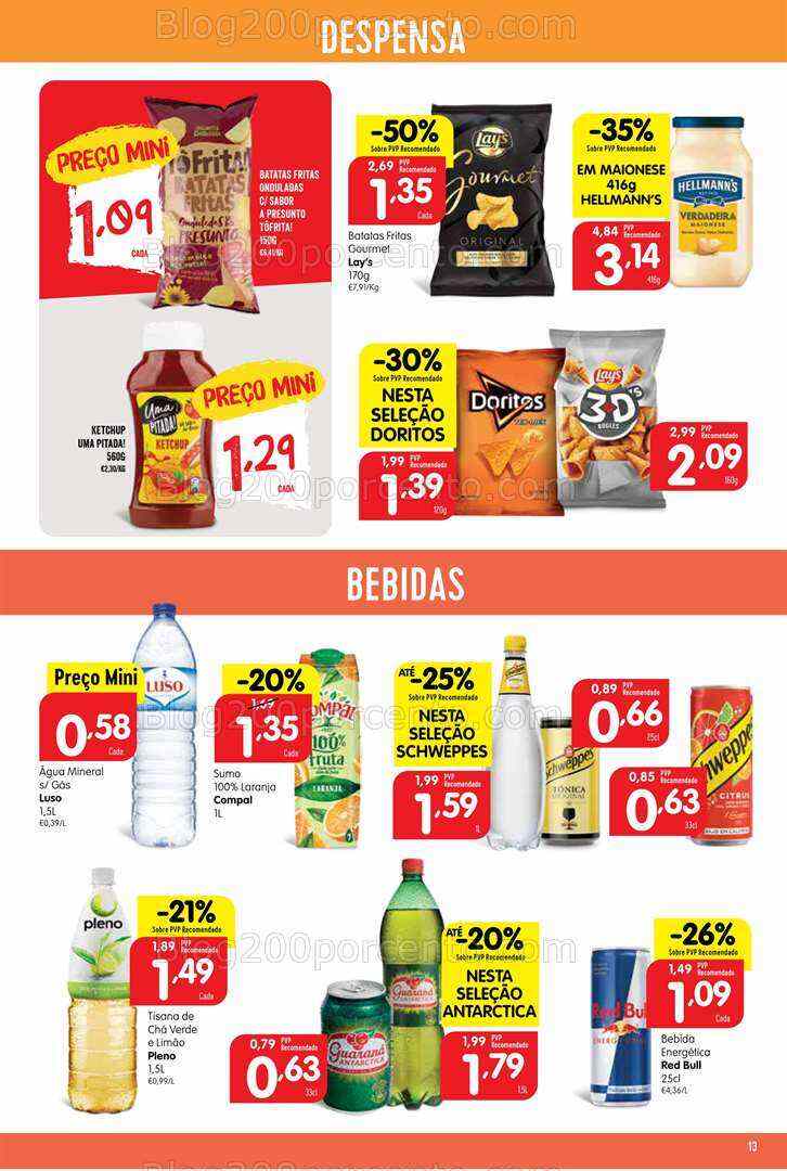 Antevisão Folheto MINIPREÇO Promoções de 10 a 16 agosto