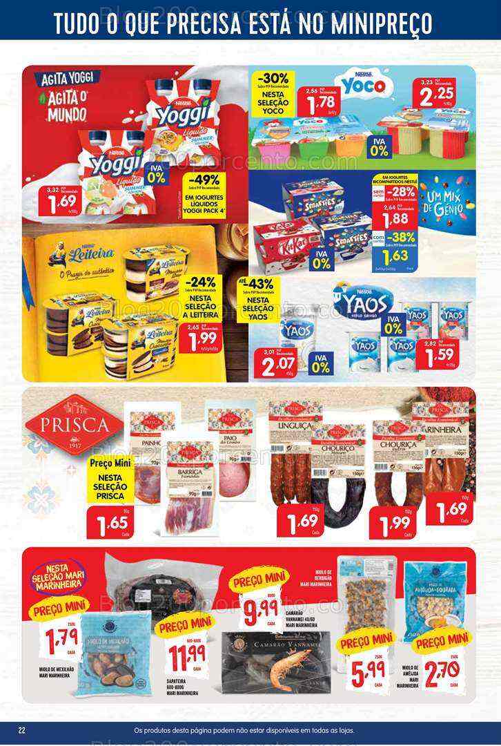 Antevisão Folheto MINIPREÇO Promoções de 10 a 16 agosto