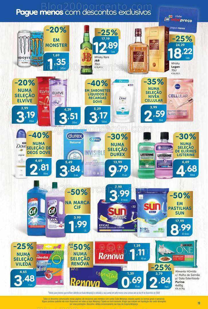 Antevisão Folheto MINIPREÇO Promoções de 14 a 20 dezembro