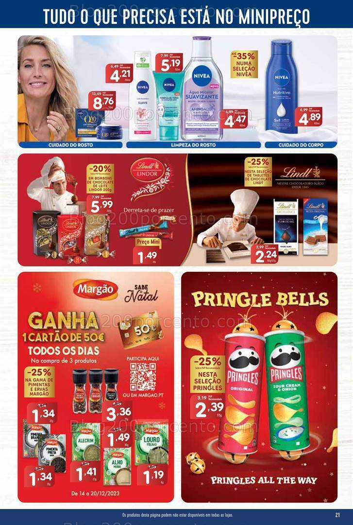 Antevisão Folheto MINIPREÇO Promoções de 14 a 20 dezembro