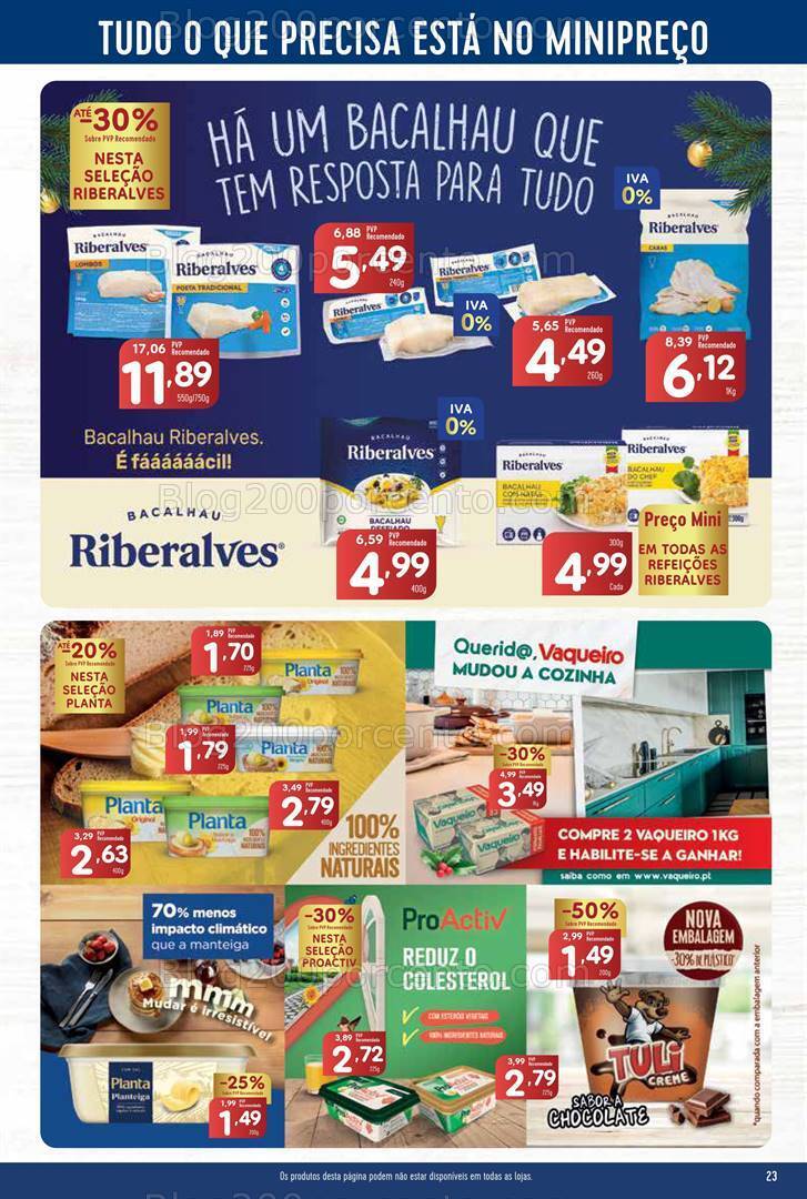 Antevisão Folheto MINIPREÇO Promoções de 14 a 20 dezembro