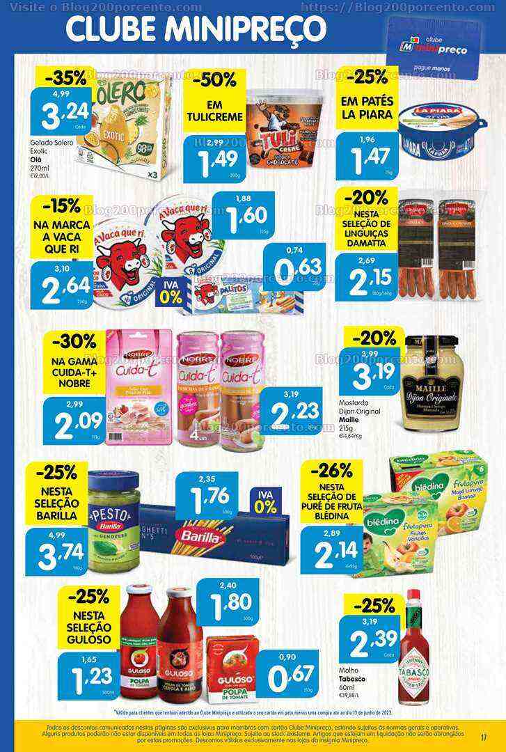 Antevisão Folheto MINIPREÇO Promoções de 15 a 21 junho