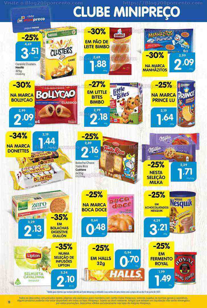 Antevisão Folheto MINIPREÇO Promoções de 15 a 21 junho