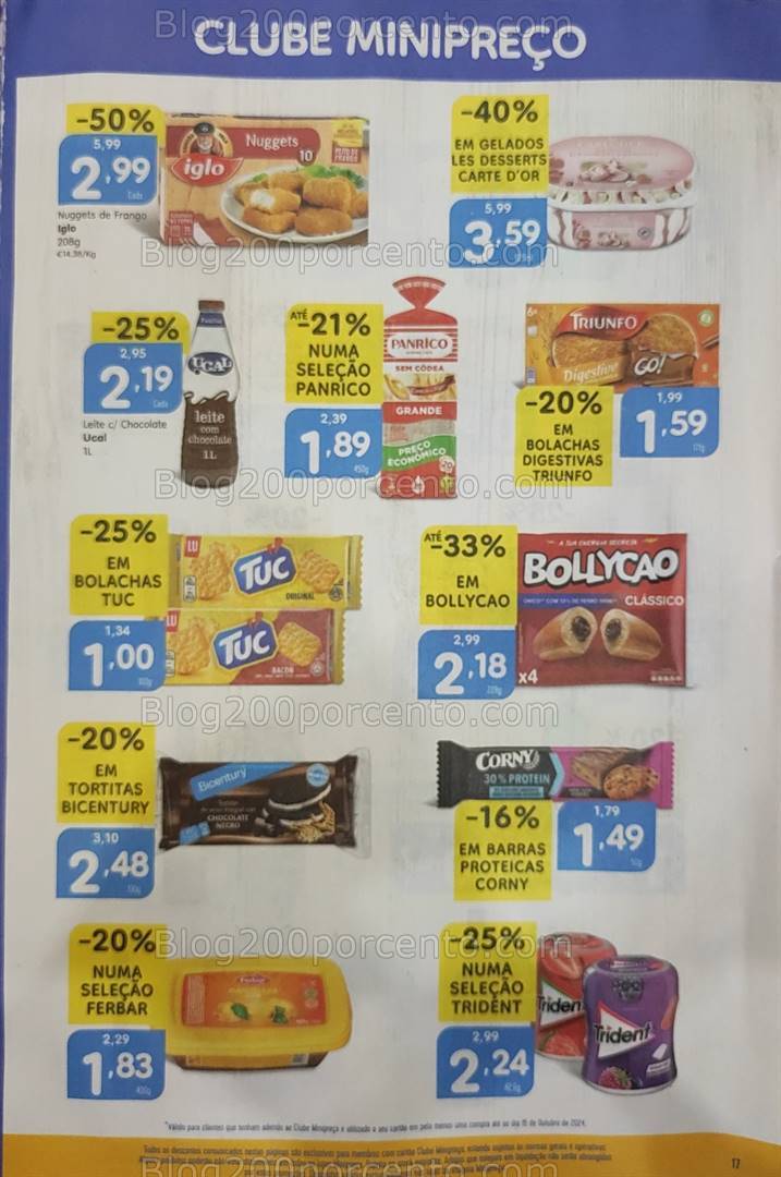 Antevisão Folheto MINIPREÇO Promoções de 17 a 23 outubro