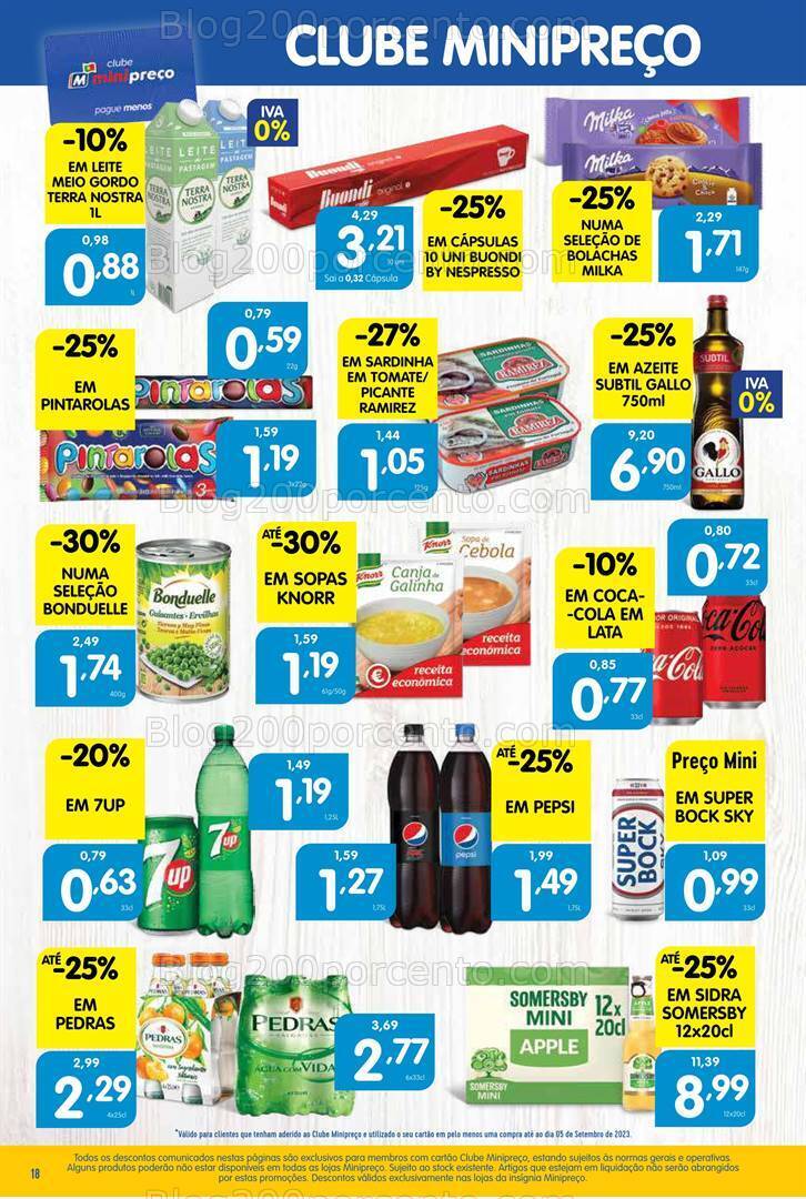 Antevisão Folheto MINIPREÇO Promoções de 7 a 13 setembro