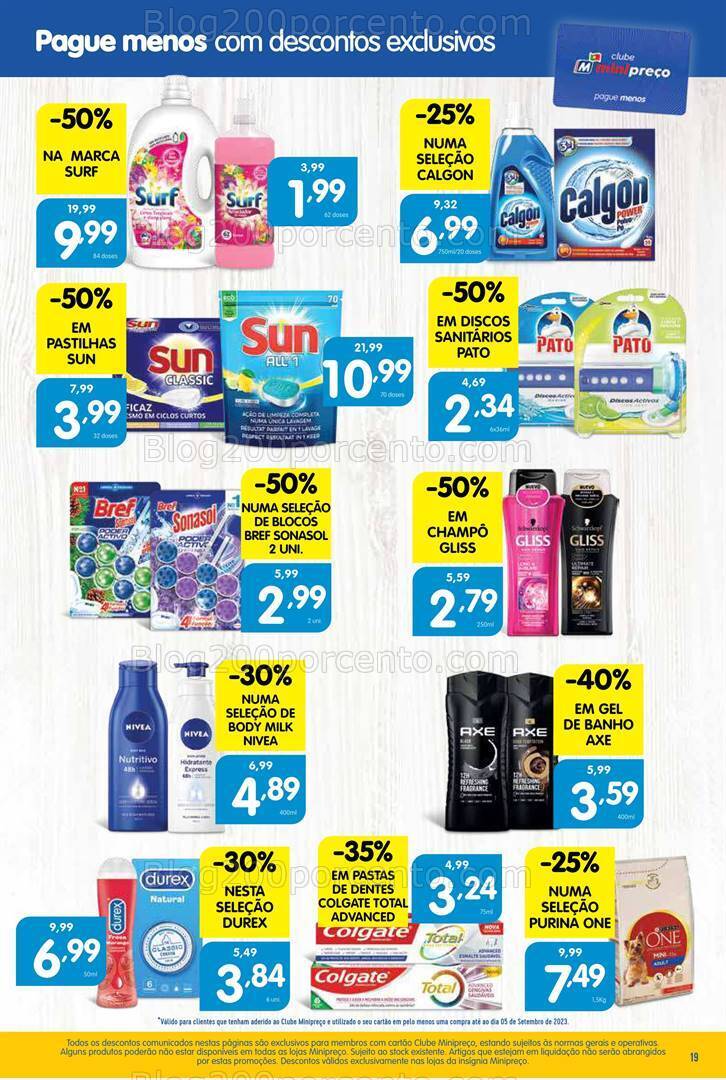 Antevisão Folheto MINIPREÇO Promoções de 7 a 13 setembro