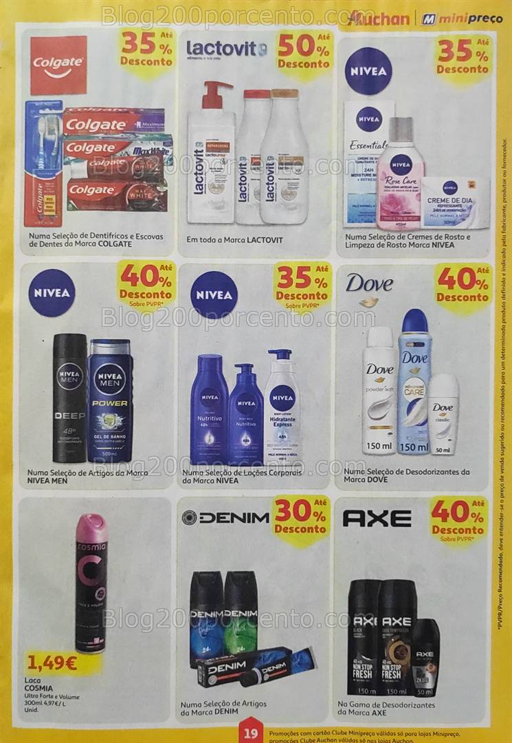 Antevisão Folheto MINIPREÇO - AUCHAN Promoções de 3 a 9 abril