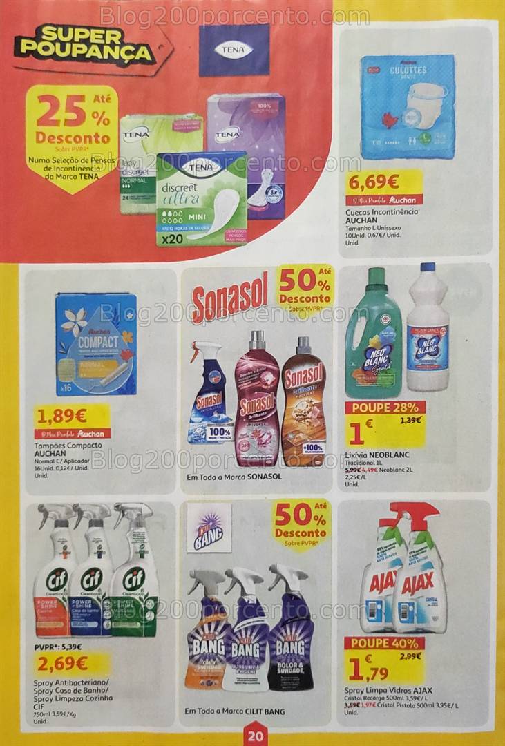 Antevisão Folheto MINIPREÇO - AUCHAN Promoções de 3 a 9 abril