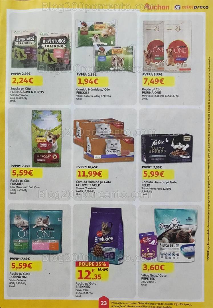 Antevisão Folheto MINIPREÇO - AUCHAN Promoções de 3 a 9 abril