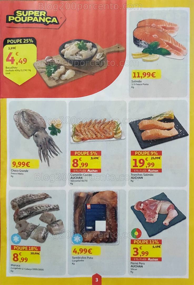 Antevisão Folheto MINIPREÇO - AUCHAN Promoções de 3 a 9 abril