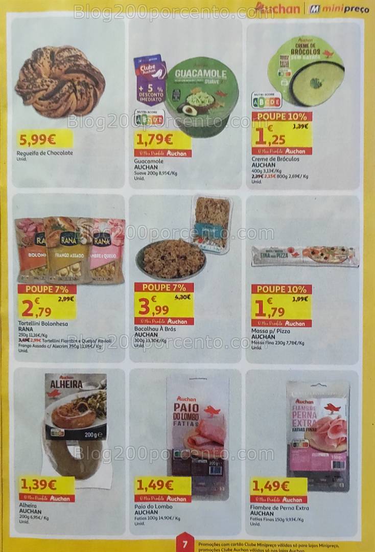 Antevisão Folheto MINIPREÇO - AUCHAN Promoções de 3 a 9 abril