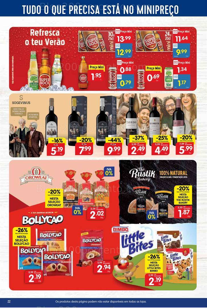 Antevisão Folheto MINIPREÇO Promoções de 17 a 23 agosto