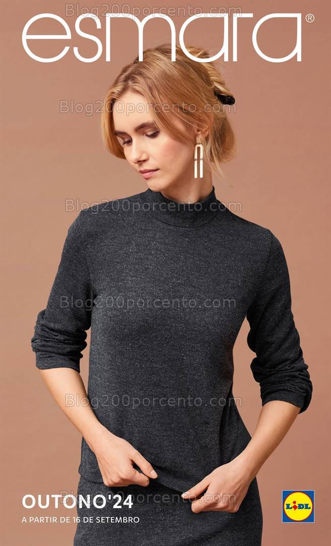 Antevisão Folheto LIDL Esmara Moda Outono - Inverno Promoções a partir de 16 setembro