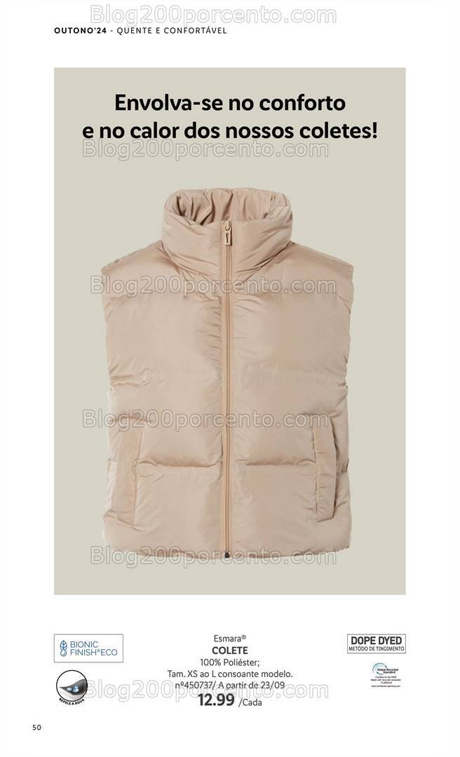 Antevisão Folheto LIDL Esmara Moda Outono - Inverno Promoções a partir de 16 setembro