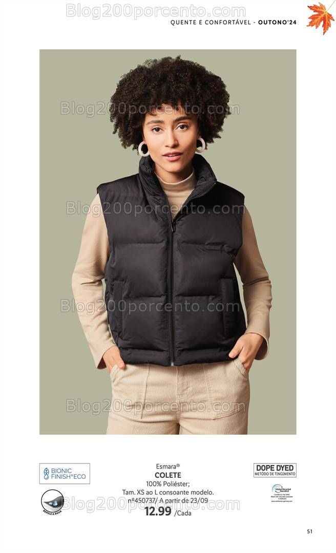 Antevisão Folheto LIDL Esmara Moda Outono - Inverno Promoções a partir de 16 setembro