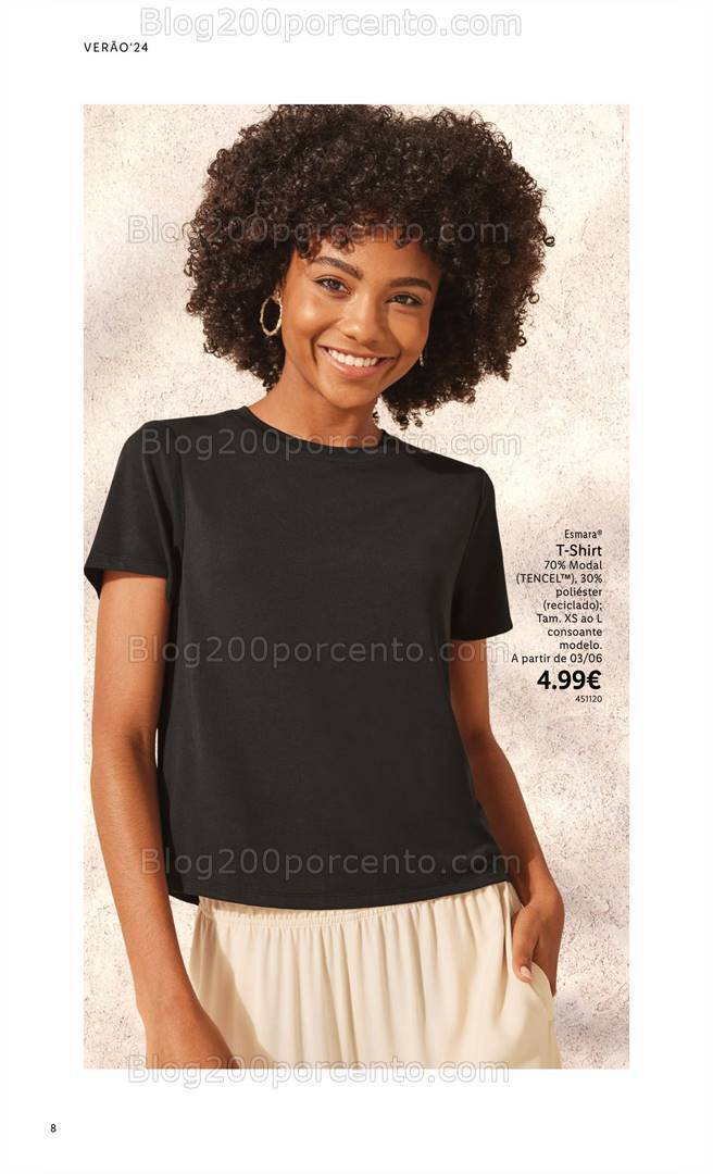 Antevisão Folheto LIDL Especial Esmara Moda Verão Promoções a partir de 3 junho