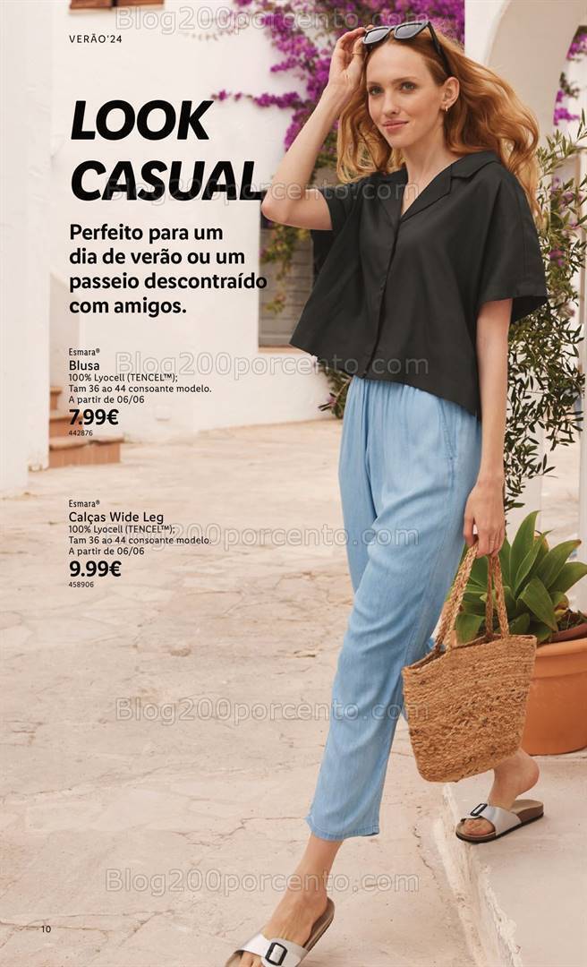 Antevisão Folheto LIDL Especial Esmara Moda Verão Promoções a partir de 3 junho