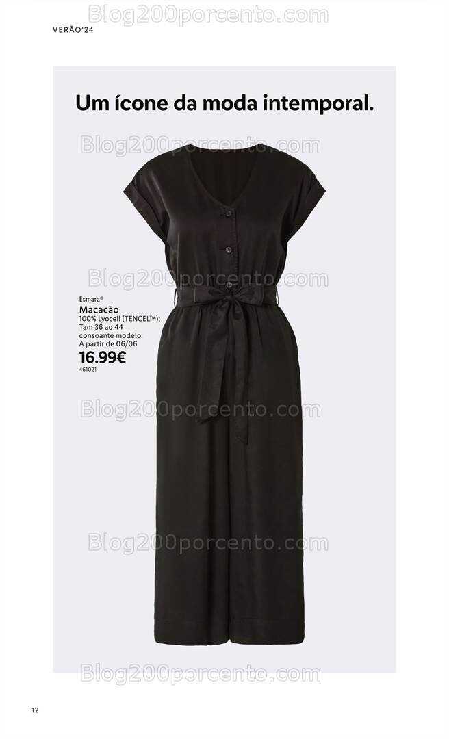 Antevisão Folheto LIDL Especial Esmara Moda Verão Promoções a partir de 3 junho