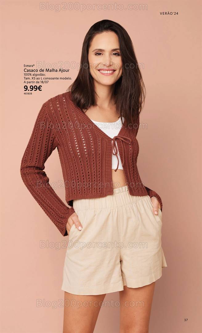 Antevisão Folheto LIDL Especial Esmara Moda Verão Promoções a partir de 3 junho
