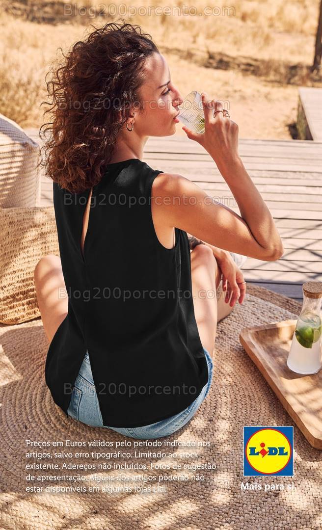 Antevisão Folheto LIDL Especial Esmara Moda Verão Promoções a partir de 3 junho