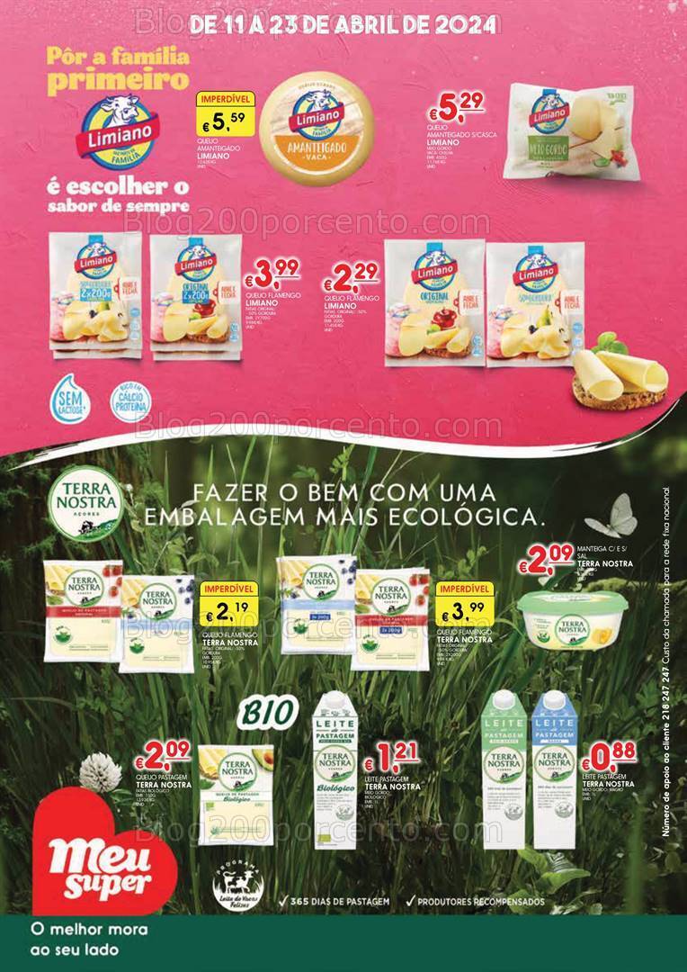 Antevisão Folheto MEU SUPER Promoções de 11 a 23 abril