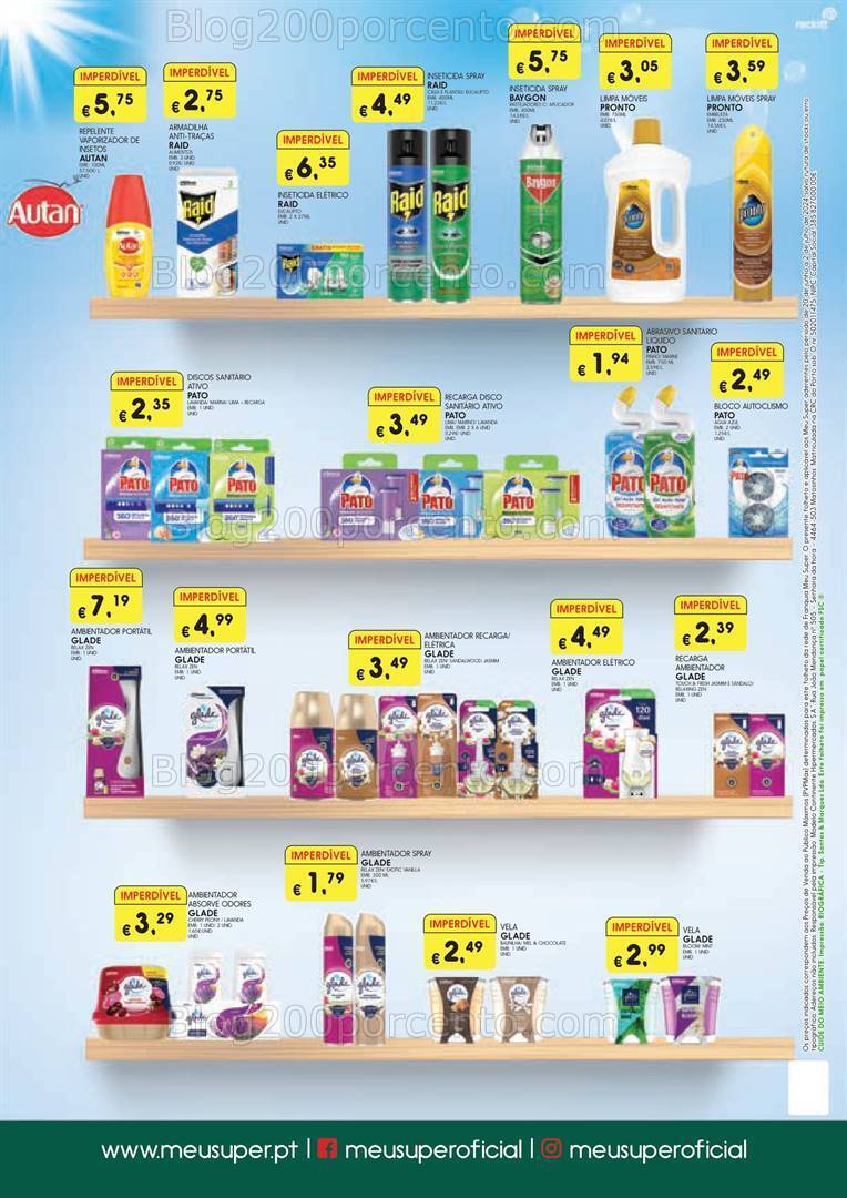 Antevisão Folheto MEU SUPER Extra Limpeza Promoções de 2 a 14 julho