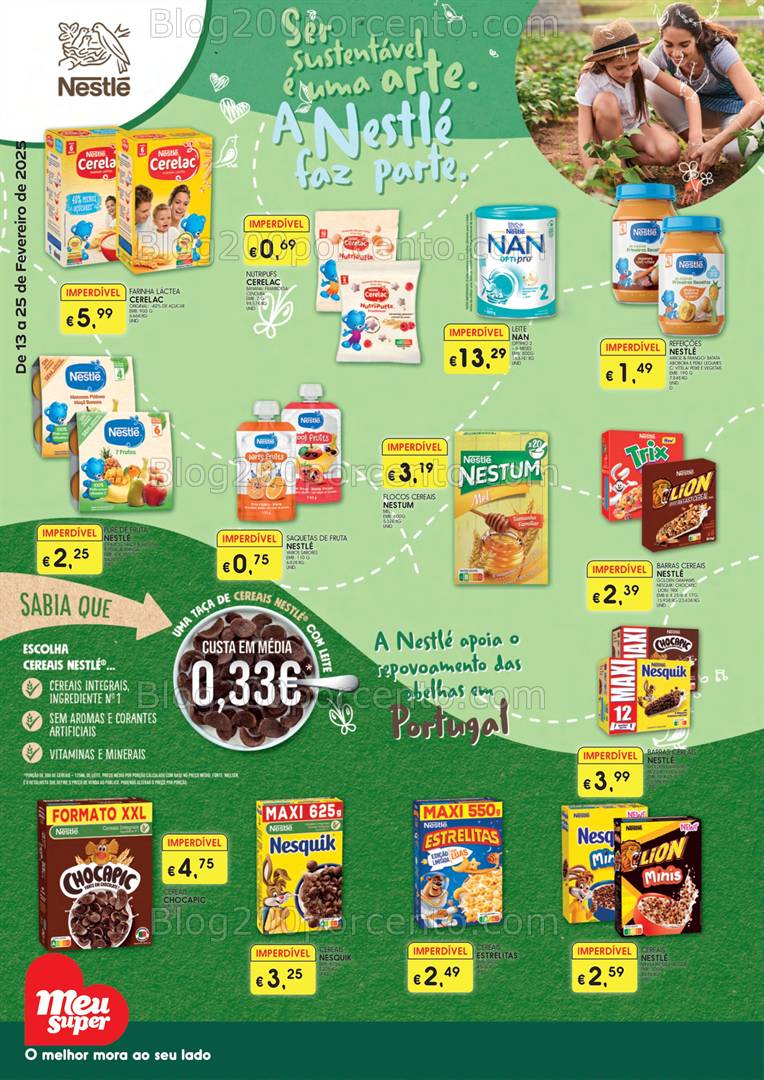Antevisão Folheto MEU SUPER Extra Promoções até 25 fevereiro