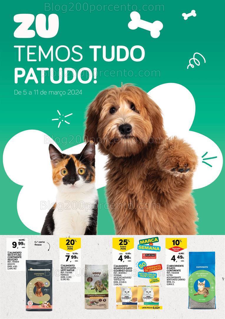 Antevisão Folheto CONTINENTE - ZU Promoções de 5 a 11 março