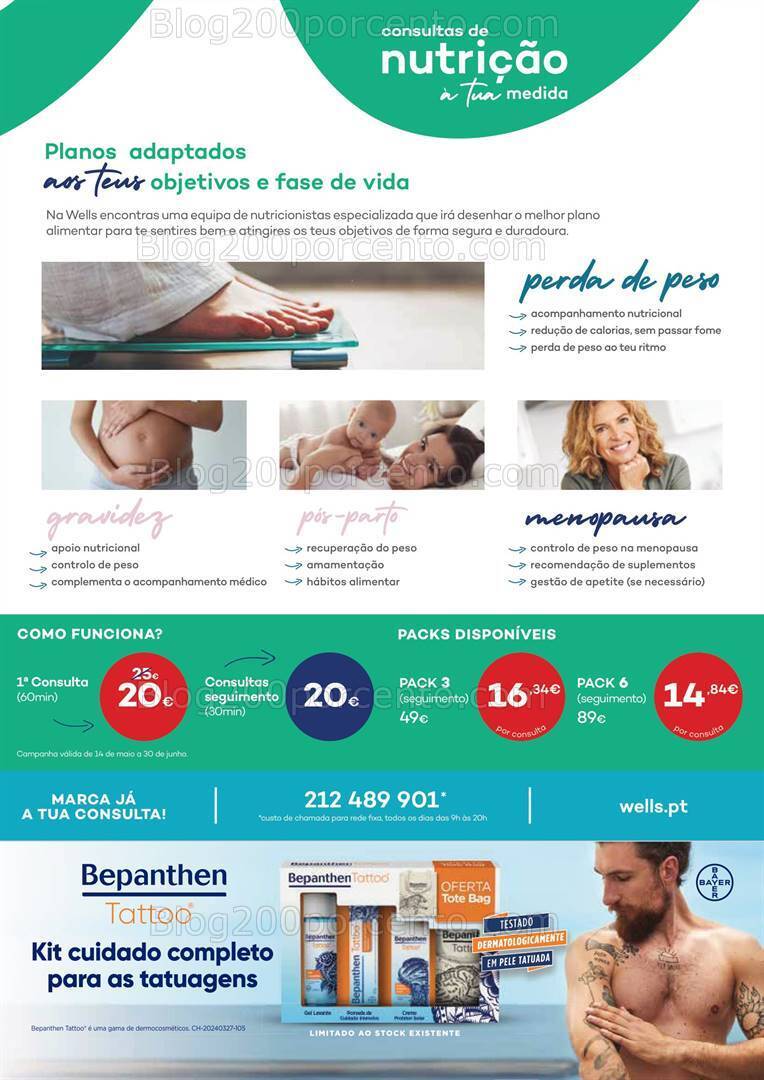 Antevisão Folheto WELLS Especial Proteção Promoções de 14 maio a 10 junho