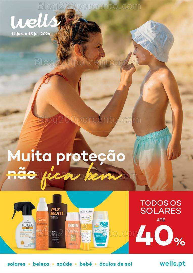 Antevisão Folheto WELLS Verão Promoções de 11 junho a 15 julho