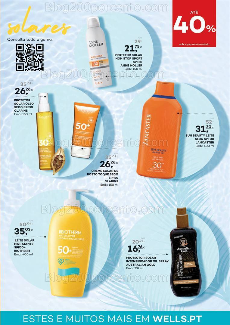 Antevisão Folheto WELLS Verão Promoções de 11 junho a 15 julho