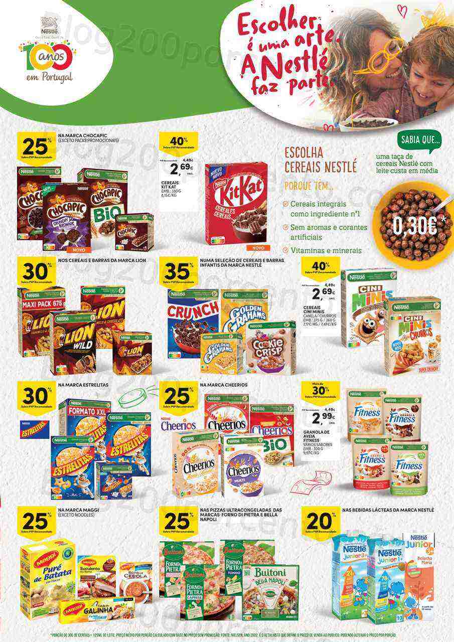 Antevisão Folheto CONTINENTE Nestlé Promoções de 11 a 23 abril