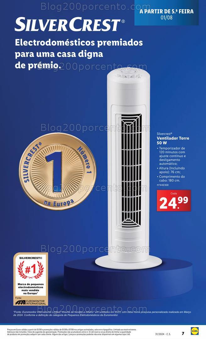 Antevisão Folheto LIDL Bazar Promoções de 1 a 7 agosto