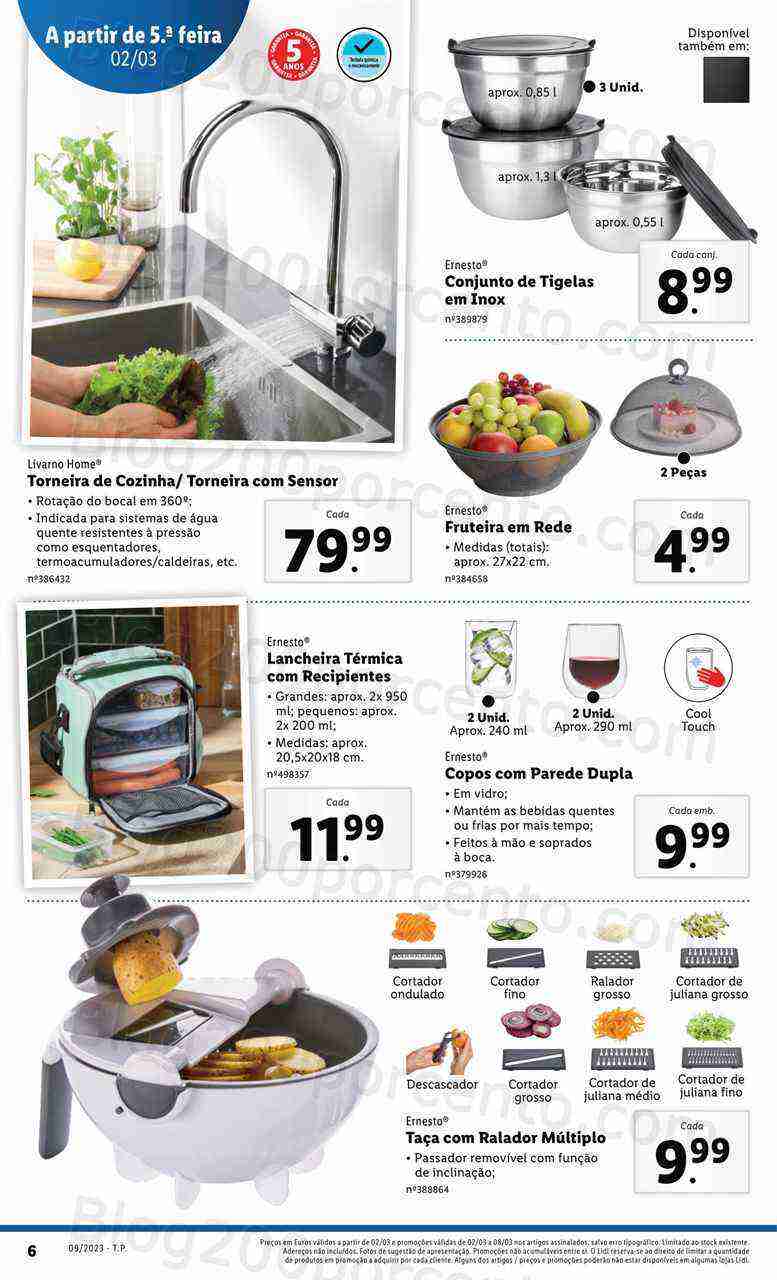 Antevisão Folheto LIDL Bazar Promoções de 2 a 8 março