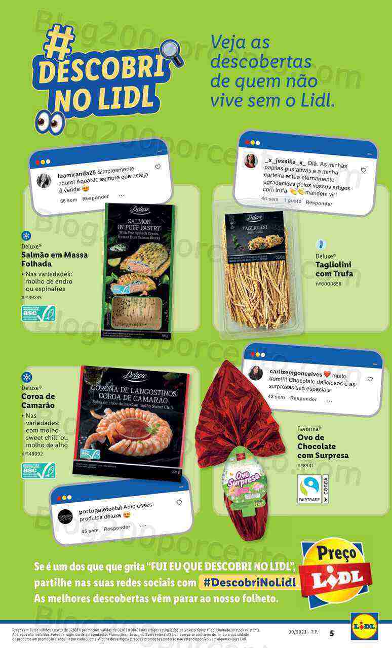 Antevisão Folheto LIDL Páscoa Promoções de 2 a 8 março