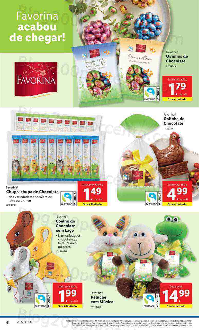 Antevisão Folheto LIDL Páscoa Promoções de 2 a 8 março