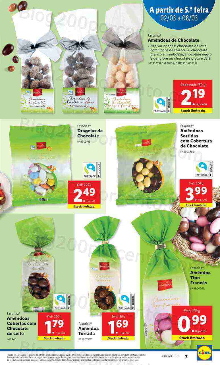 Antevisão Folheto LIDL Páscoa Promoções de 2 a 8 março