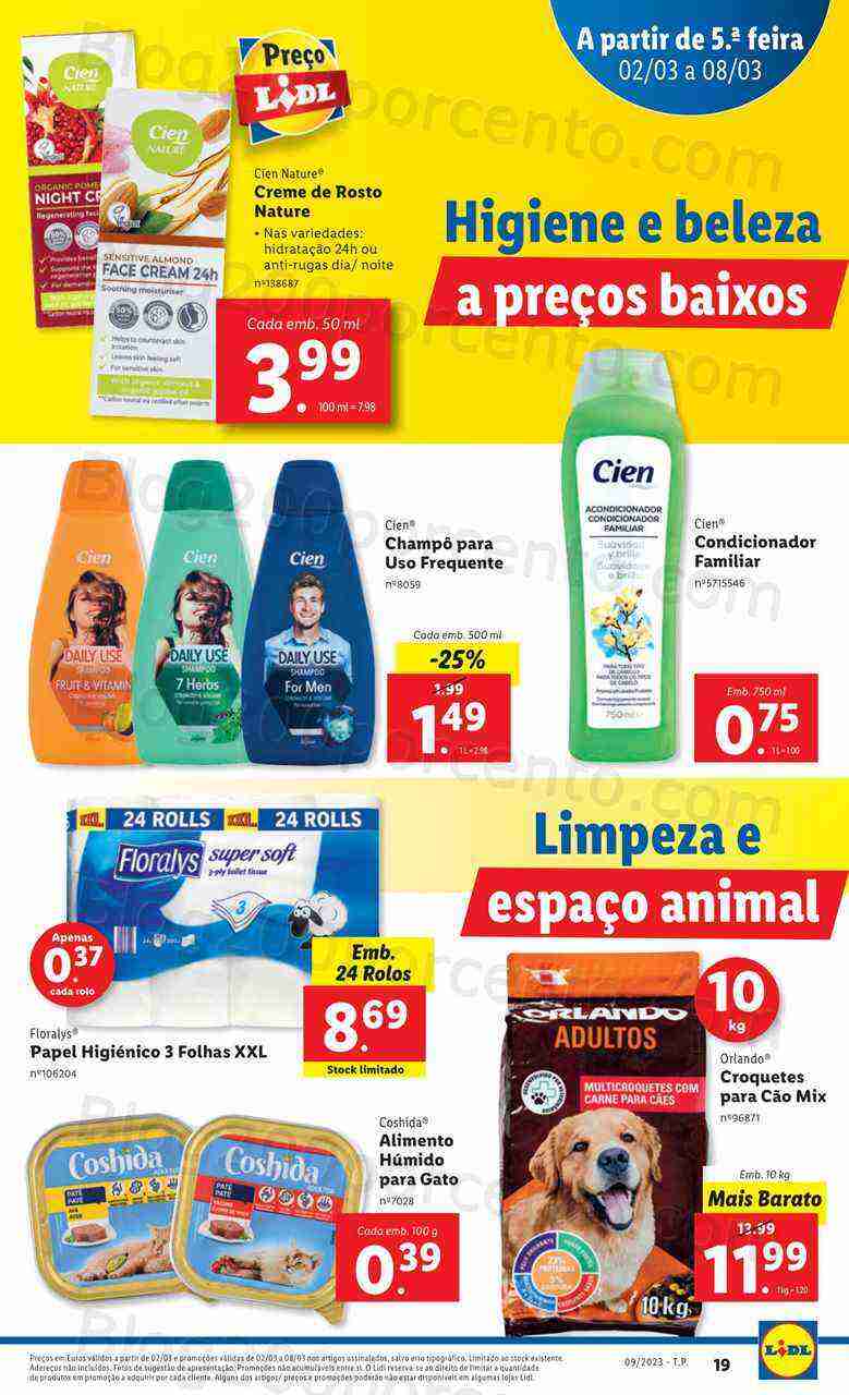 Antevisão Folheto LIDL Promoções de 2 a 8 março