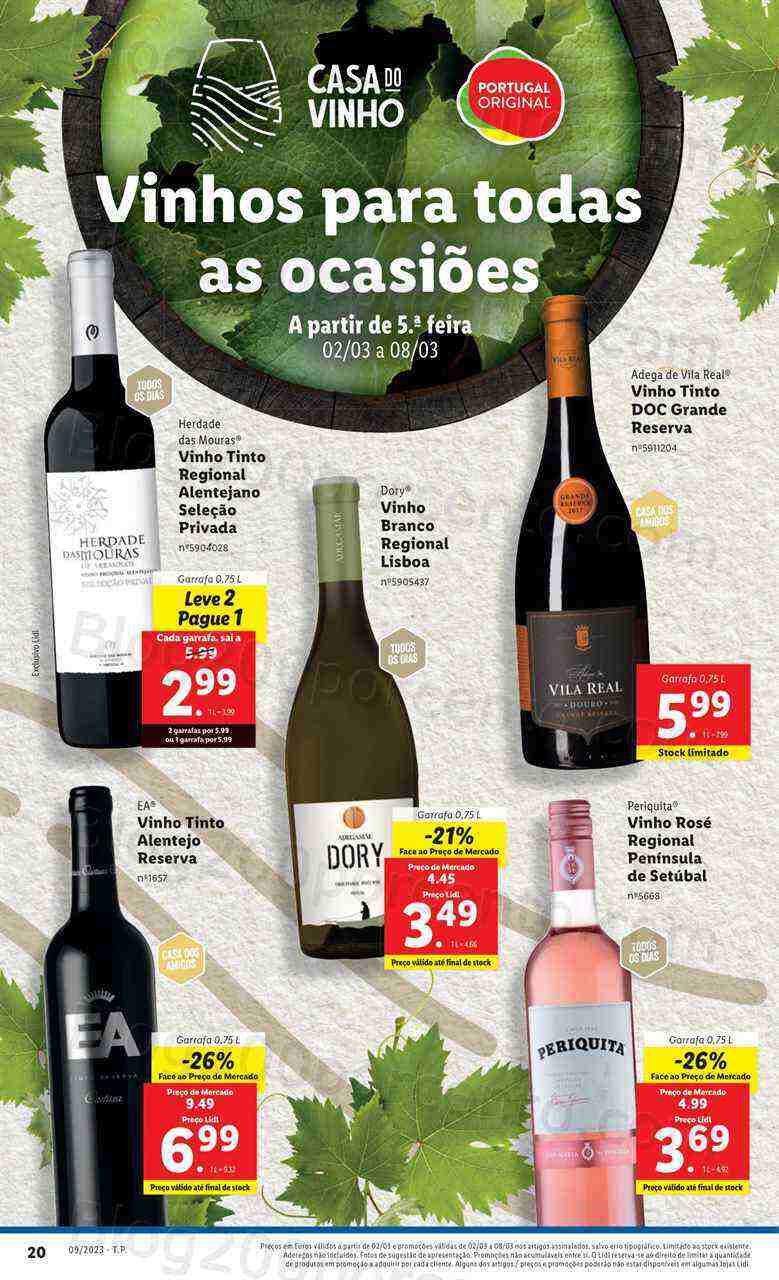Antevisão Folheto LIDL Promoções de 2 a 8 março